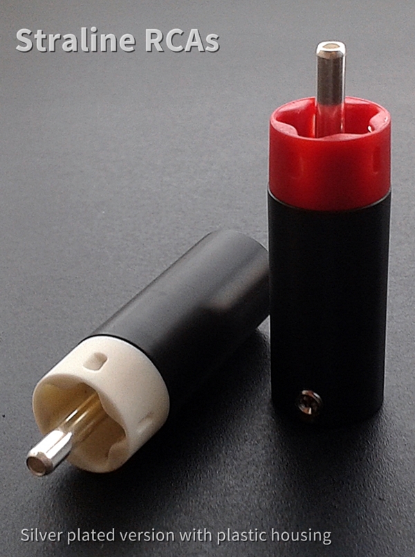 Straline silver plated plastic housing